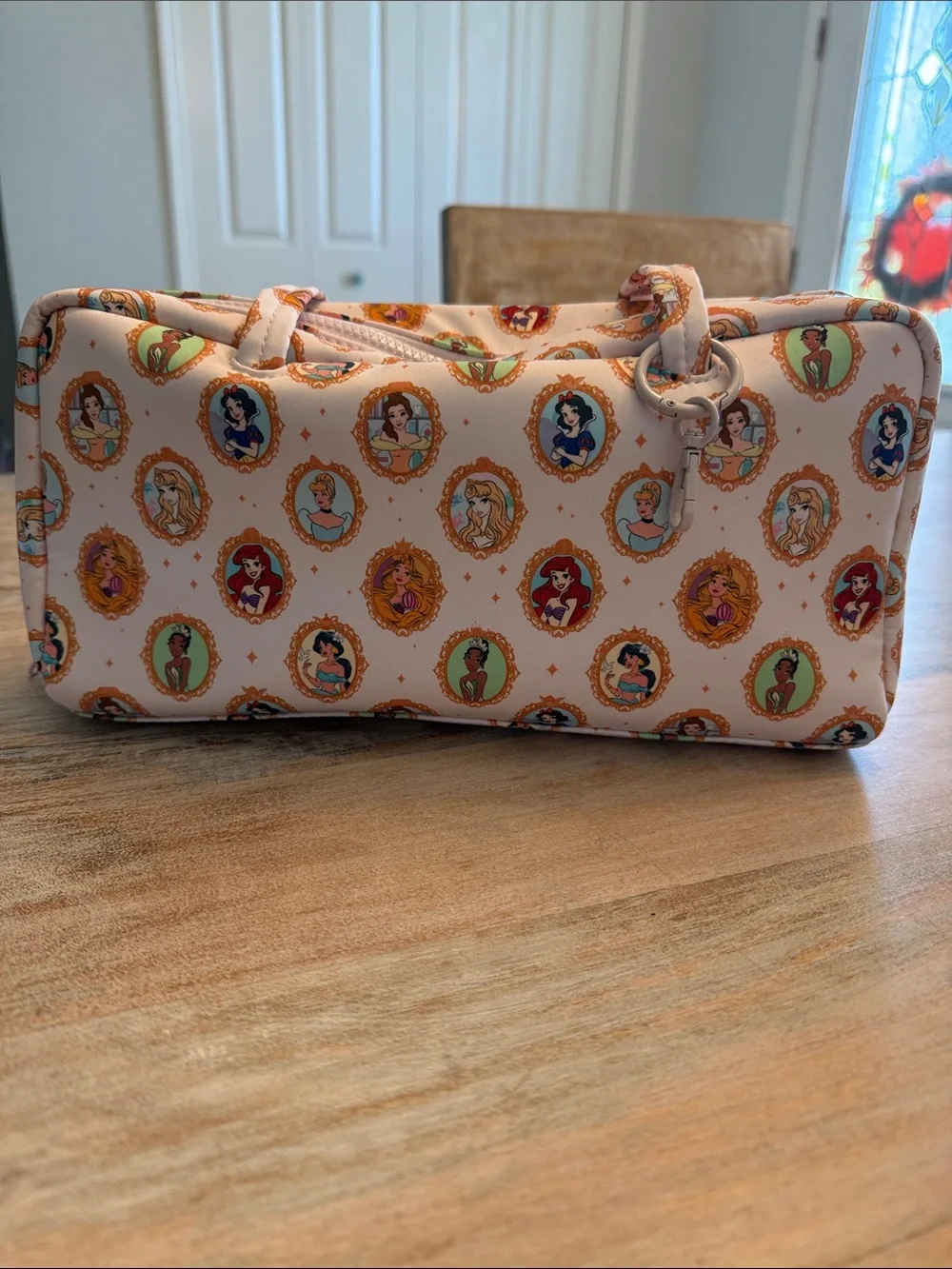 Disney Princess Pattern Pink Tote Bag